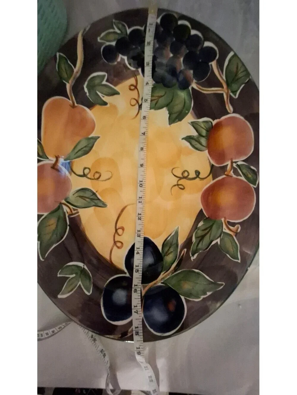 Scandicci Hand Painted Collection Fruit Pattern Dinnerware Set